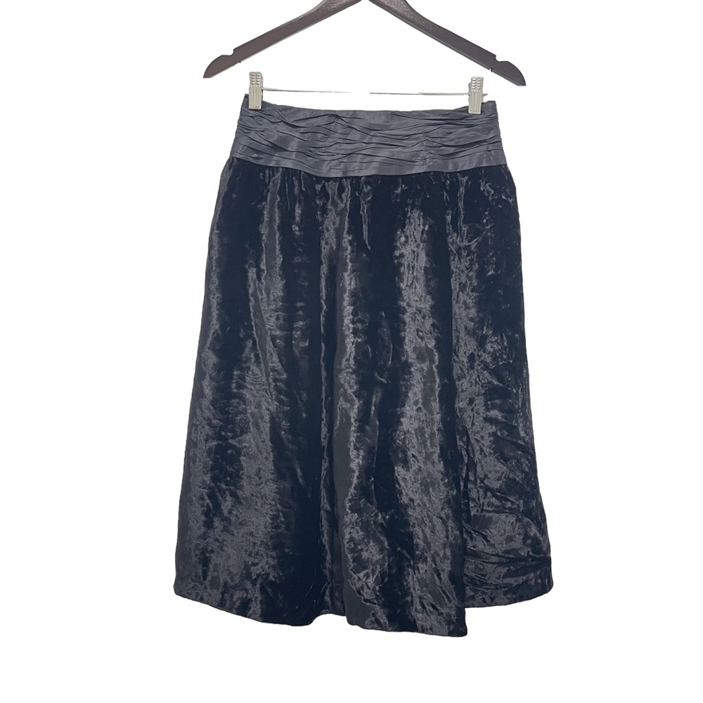 Paul-Louis Orrier Vintage Hamilton Velvet Band Black Skirt Size EU 40 US Small